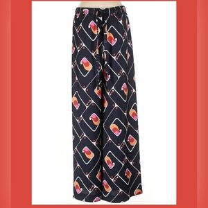 Zara Multicolor Geometric Mod Print Pants, Small